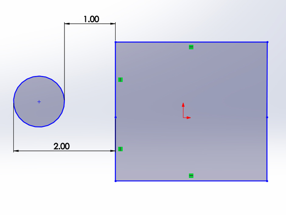 آموزش نحوه دادن اندازه min و max  در قسمت sketch نرم افزار solidworks 2020